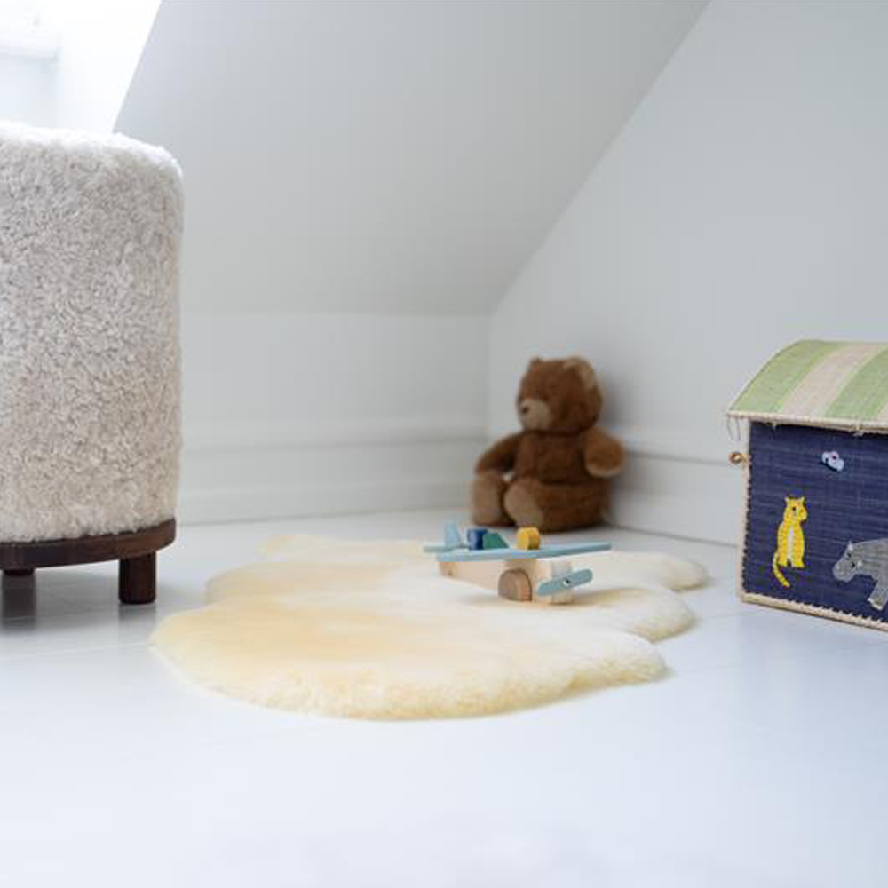 Baby Lammfell | Kurzhaar | Neuseeland | 80 cm Creme