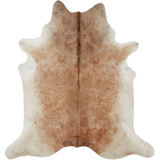 Kuhfell Teppich Unikat | Graubeige | 3,7 m² | Nr. 634