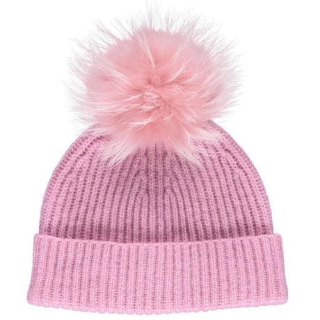 Mathilde Beanie | Wolle, Waschbär Pink/Pink