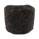 Lammfellpouf Premium | Kurzhaar | Neuseeland | D41x31 cm Schokolade