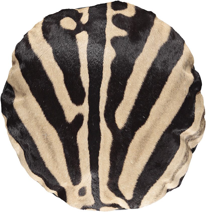 Zebrafellkissen | Südafrika | D45 cm | D62 cm