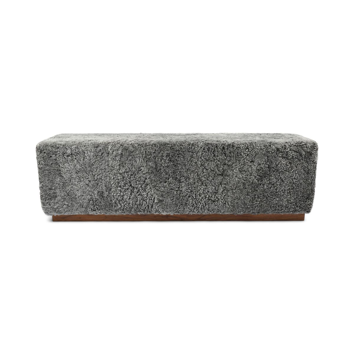 Lammfellbank Benjamin | Kurzhaar | 160x44x52 cm Bänke | Sheepskinhouse.ch