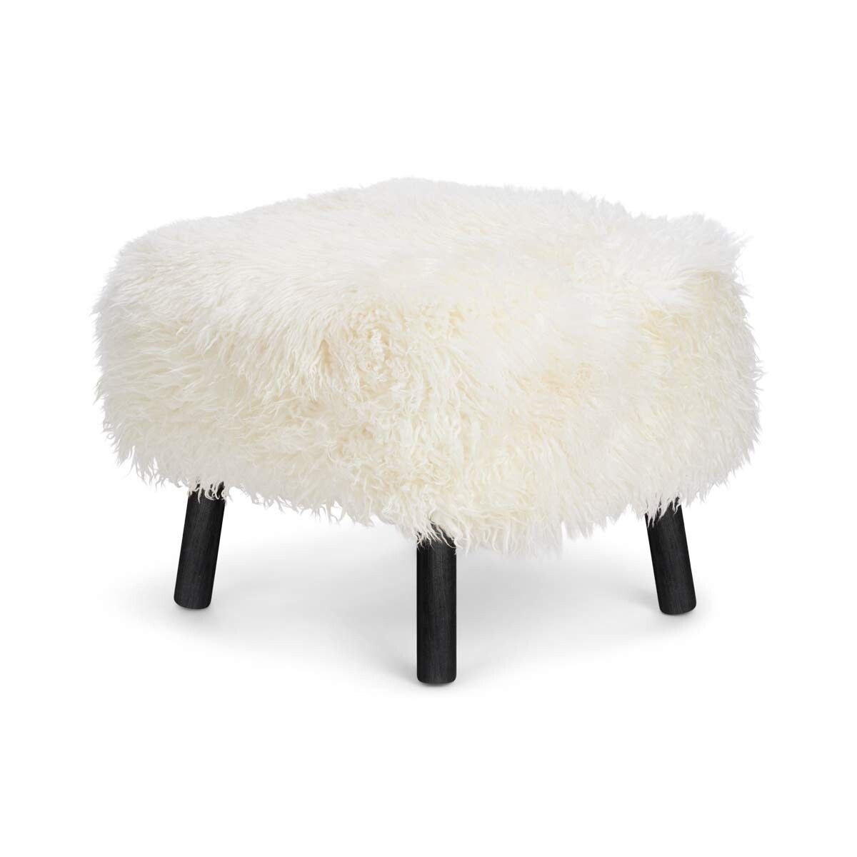 Lammfell Hocker Emily | Langhaar | Neuseeland