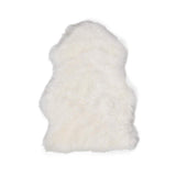 Merino Lammfell | Langhaar | Neuseeland | Mini | 65x45 cm Weiß