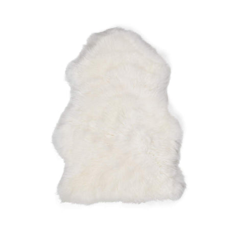 Merino Lammfell | Langhaar | Neuseeland | Mini | 65x45 cm Weiß