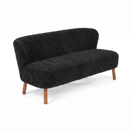 Emanuel Sofa | Zweisitzer | Design Möbel Schwarz