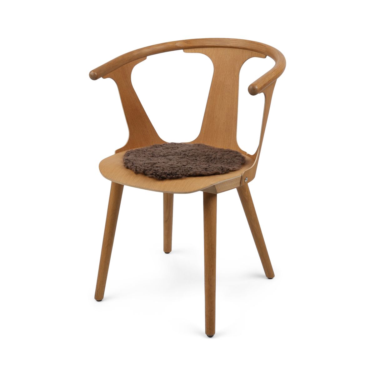 Stuhlauflage | Kurzhaar | Neuseeland | D34 cm Sitzkissen | Sheepskinhouse.ch