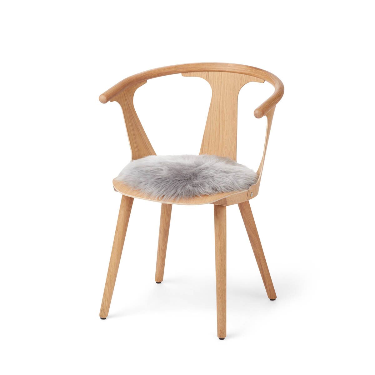 Stuhlkissen Premium | Langhaar | Neuseeland | D34cm Sitzkissen | Sheepskinhouse.ch