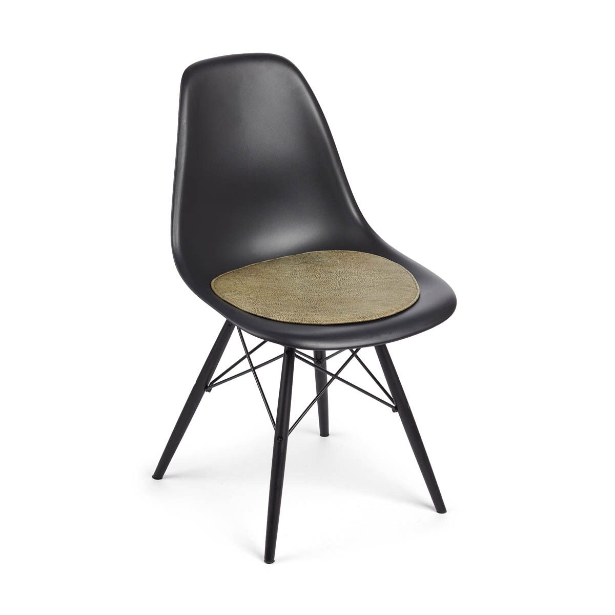Kuhfell Stuhlauflage | Brasilien | D38 cm Sitzkissen | Sheepskinhouse.ch