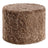 Lammfellpouf Premium | Kurzhaar | Neuseeland | D41x31 cm Helltaupe