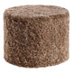 Lammfellpouf Premium | Kurzhaar | Neuseeland | D41x31 cm Helltaupe