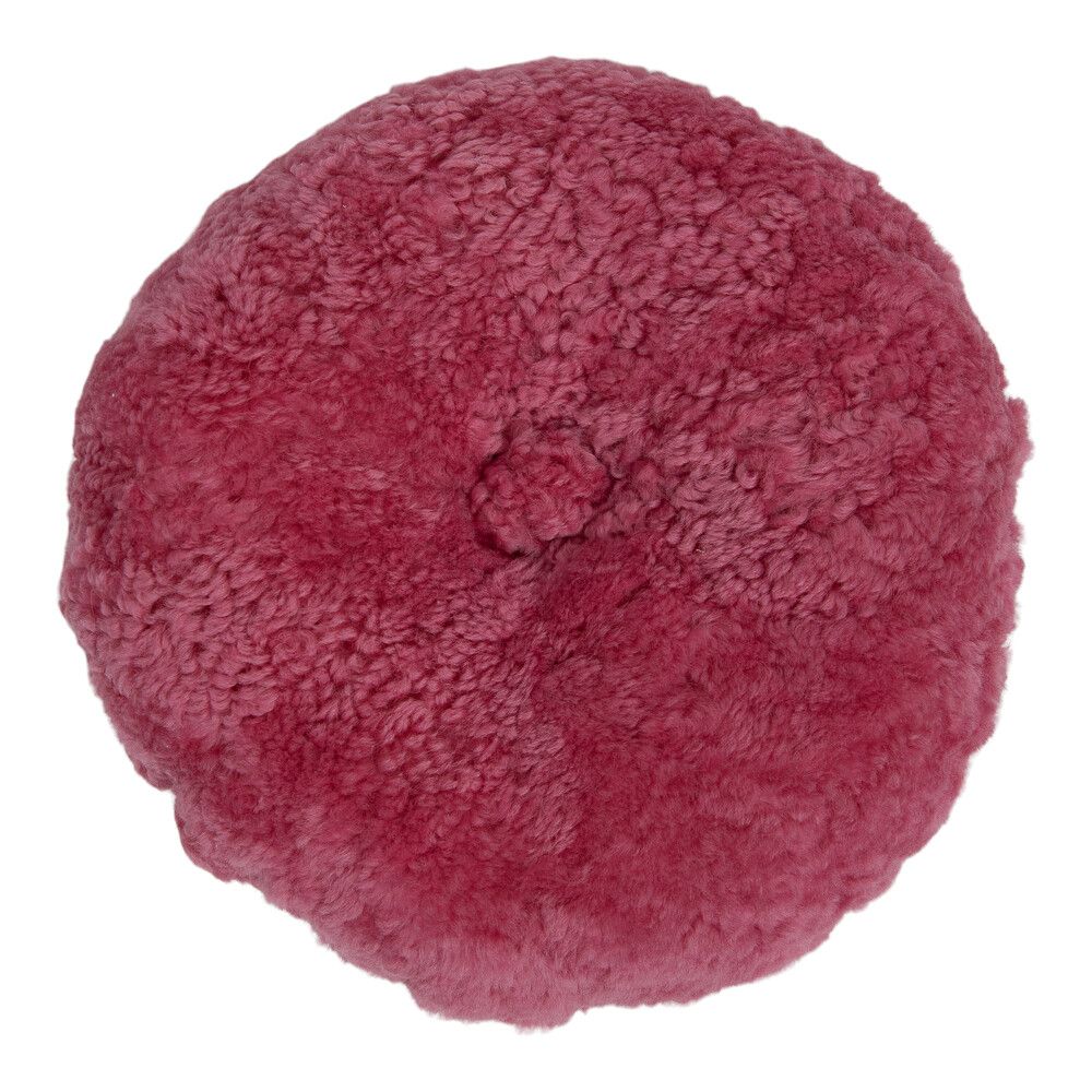 Rundes Fellkissen | Kurzhaar | Neuseeland | Doppelseitig | D40 cm Fellkissen | Sheepskinhouse.ch