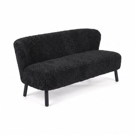 Emanuel Sofa | Zweisitzer | Design Möbel Schwarz