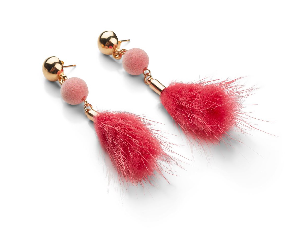 Nicki Ohrringe mit Ohrstecker | Nerz Modeaccessoire | Sheepskinhouse.ch