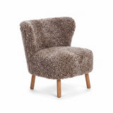 Emil Loungesessel | Premium Lammfell | Kurzhaar Cappuccino