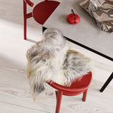 Lammfell | Langhaar Premium | Island | 100-120x60 cm Naturgrau