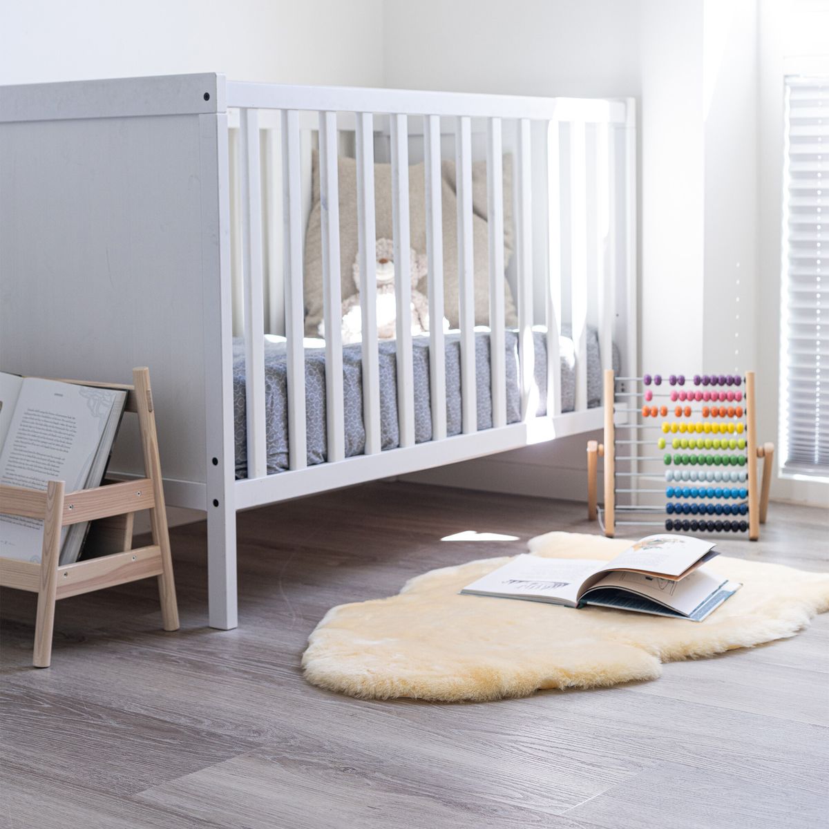 Baby Lammfell | Kurzhaar | Neuseeland | 95 cm Creme