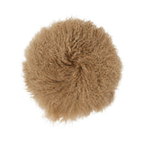 Stuhlkissen | Tibet | D34 cm Sand Taupe