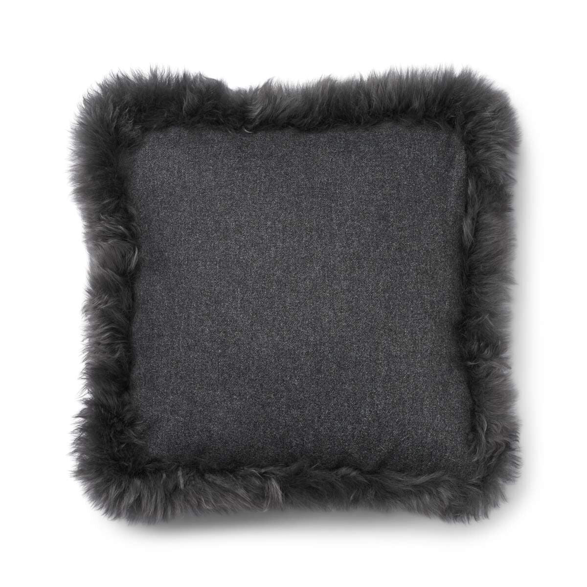 Wollkissen | 100% Wolle | Fellborte | 52x52 cm | 34x52 cm Fellkissen | Sheepskinhouse.ch