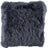 Lammfellkissen Premium | Langhaar | Neuseeland | 35x35 cm Marineblau