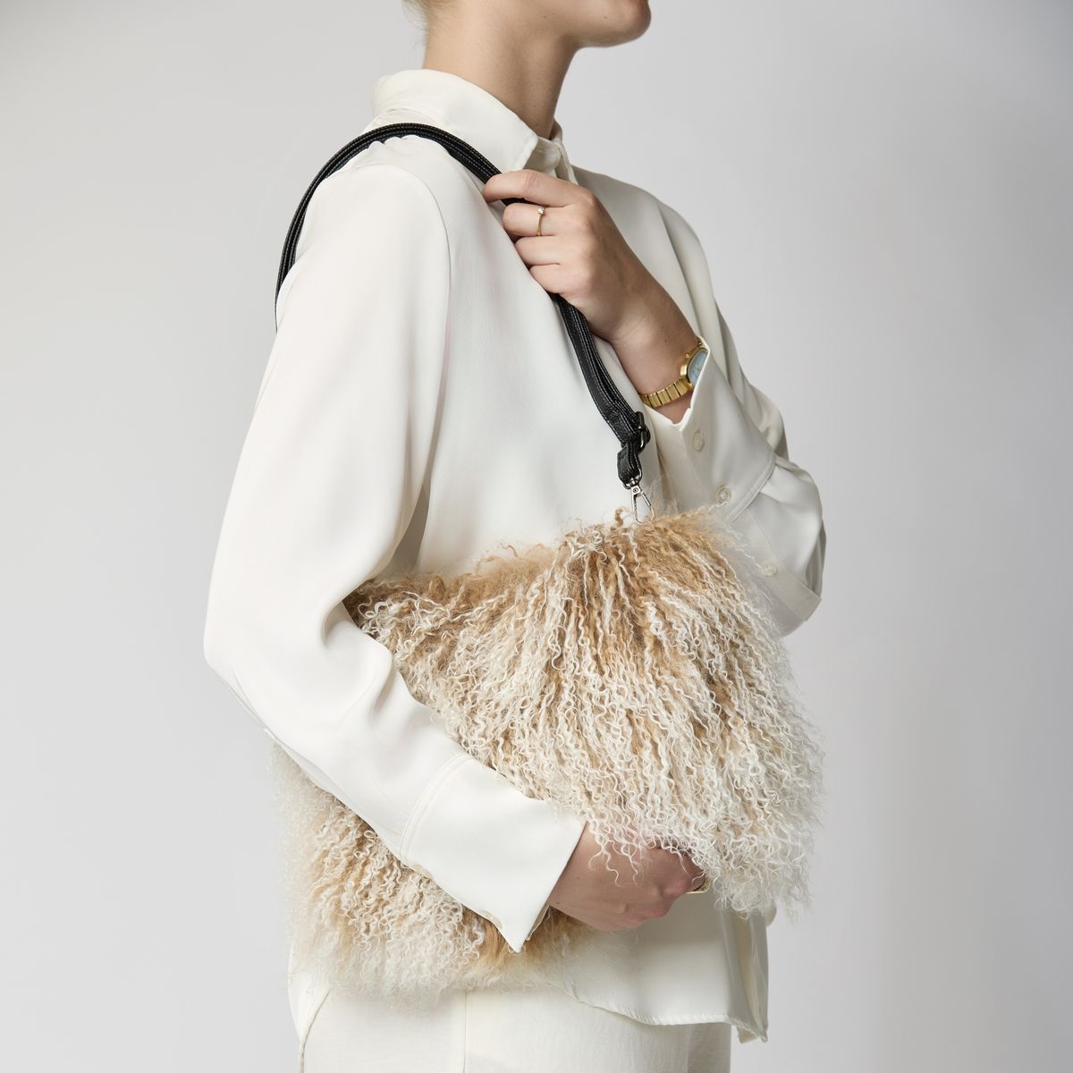 Jasmin Handtasche | Tibet Lederbraun