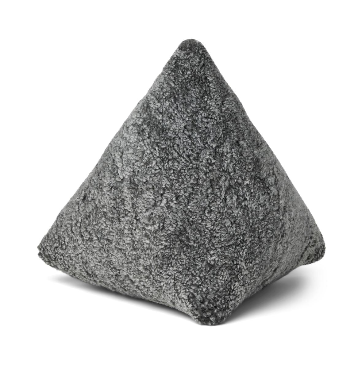 Hematite Lammfellkissen | Kurzhaar | Neuseeland | 35x35x35 cm Fellkissen | Sheepskinhouse.ch