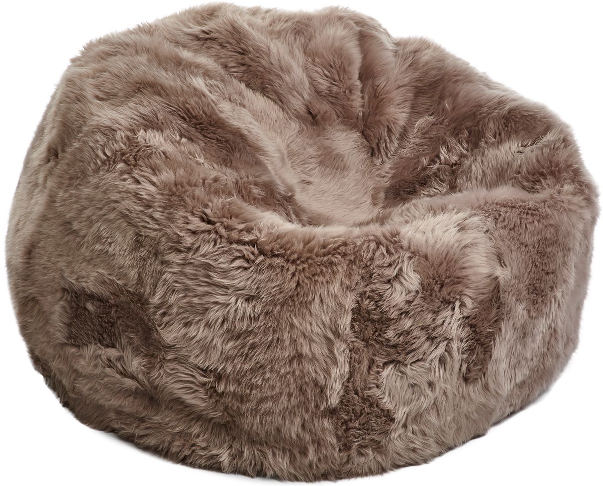 Lammfell Sitzsack Premium | Langhaar | Neuseeland | 73x74 cm | 92x93 cm Sitzsäcke | Sheepskinhouse.ch