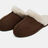 Nordic Curly Slippers | Lammfell Schokolade