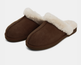 Nordic Curly Slippers | Lammfell Schokolade