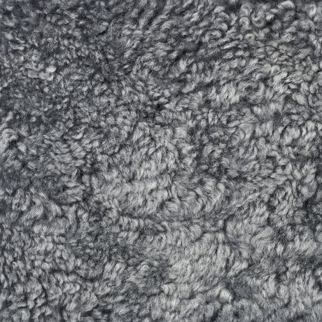 Lammfellhocker Benjamin | Kurzhaar | 46x46x47 cm Hellgrau