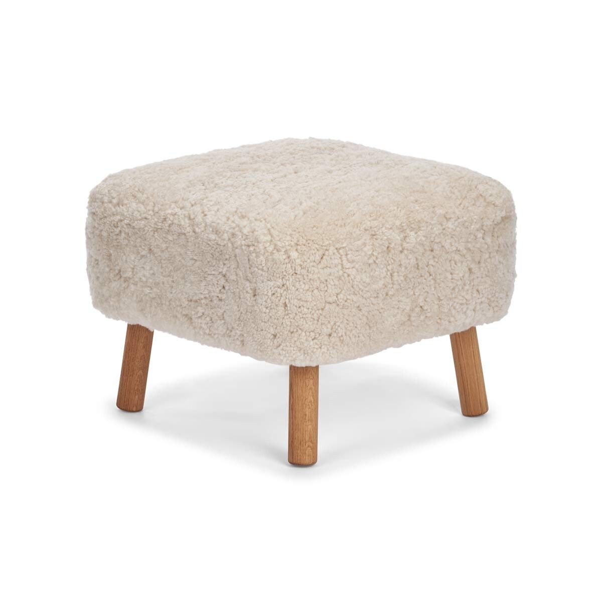 Lammfell Hocker Emily | Kurzhaar | Neuseeland