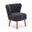 Emily Esszimmerstuhl | Premium Lammfell | Designmöbel Anthrazit