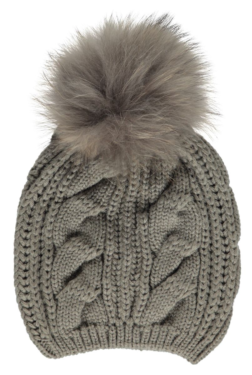 Stine Mütze | Wolle, Waschbär Modeaccessoire | Sheepskinhouse.ch