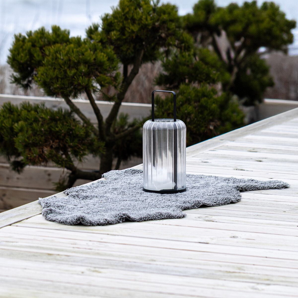 Lammfell | Kurzhaar | Neuseeland | 90x60 cm Skandinavisch Hellgrau