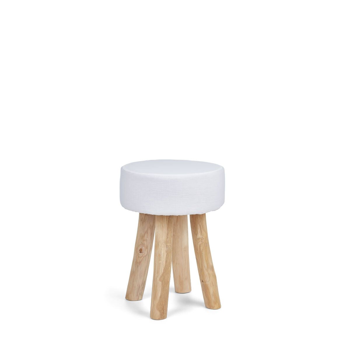 Hocker Premium | Teakholz | Ohne Bezug | 34x48 cm