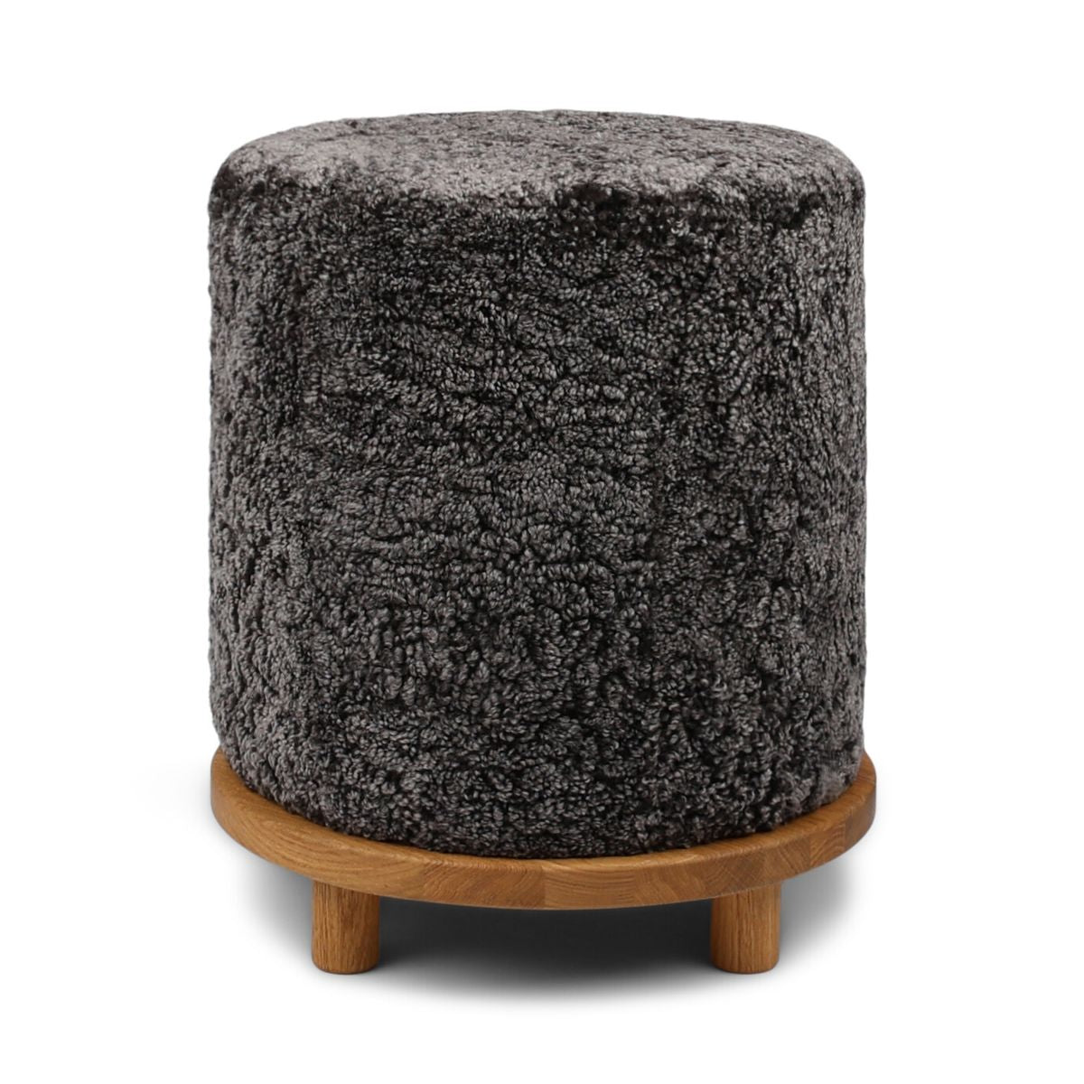 Simon Pouf | Kurzhaar | Neuseeland | D46x52 cm Poufs | Sheepskinhouse.ch