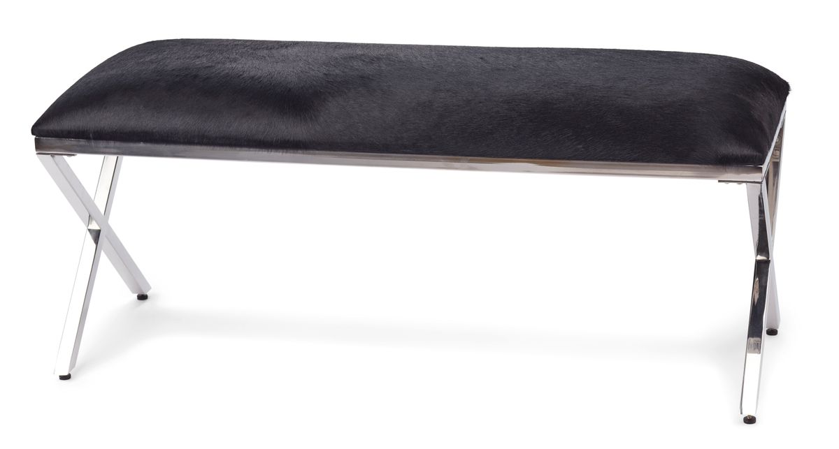Kuhfell Bank Premium | Brasilien | 110x42x45 cm Bänke | Sheepskinhouse.ch