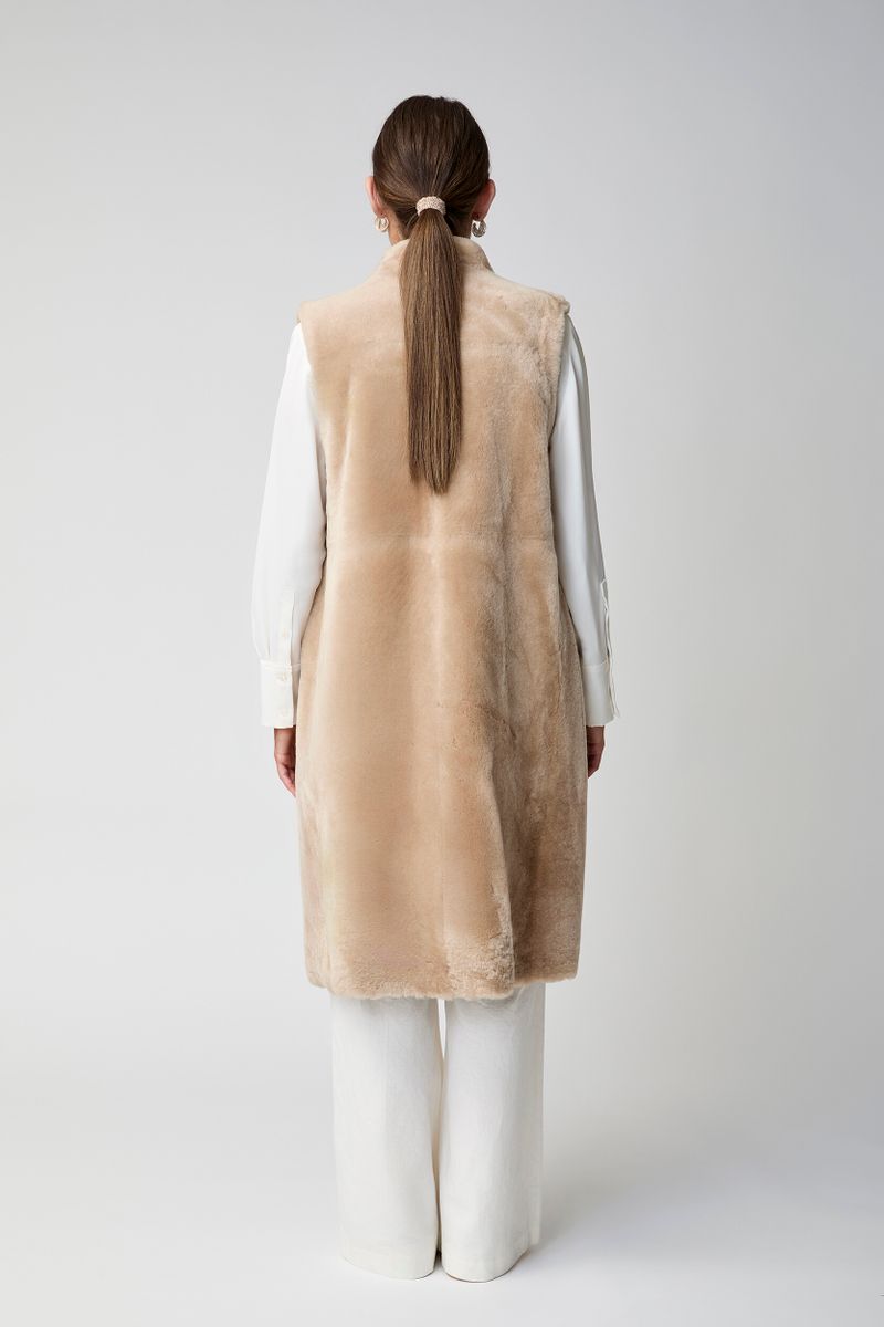 Carmen Weste | Shearling Camel