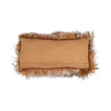 Lammfellkissen | Tibet | 28x56 cm Sonnenuntergang