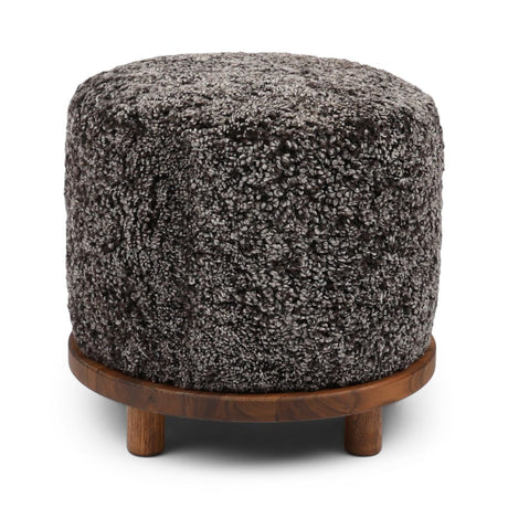 Simon Pouf | Kurzhaar | Neuseeland | D46x52 cm Poufs | Sheepskinhouse.ch