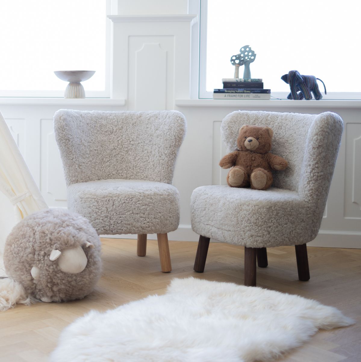 Emma Mini Loungsessel Anthrazit