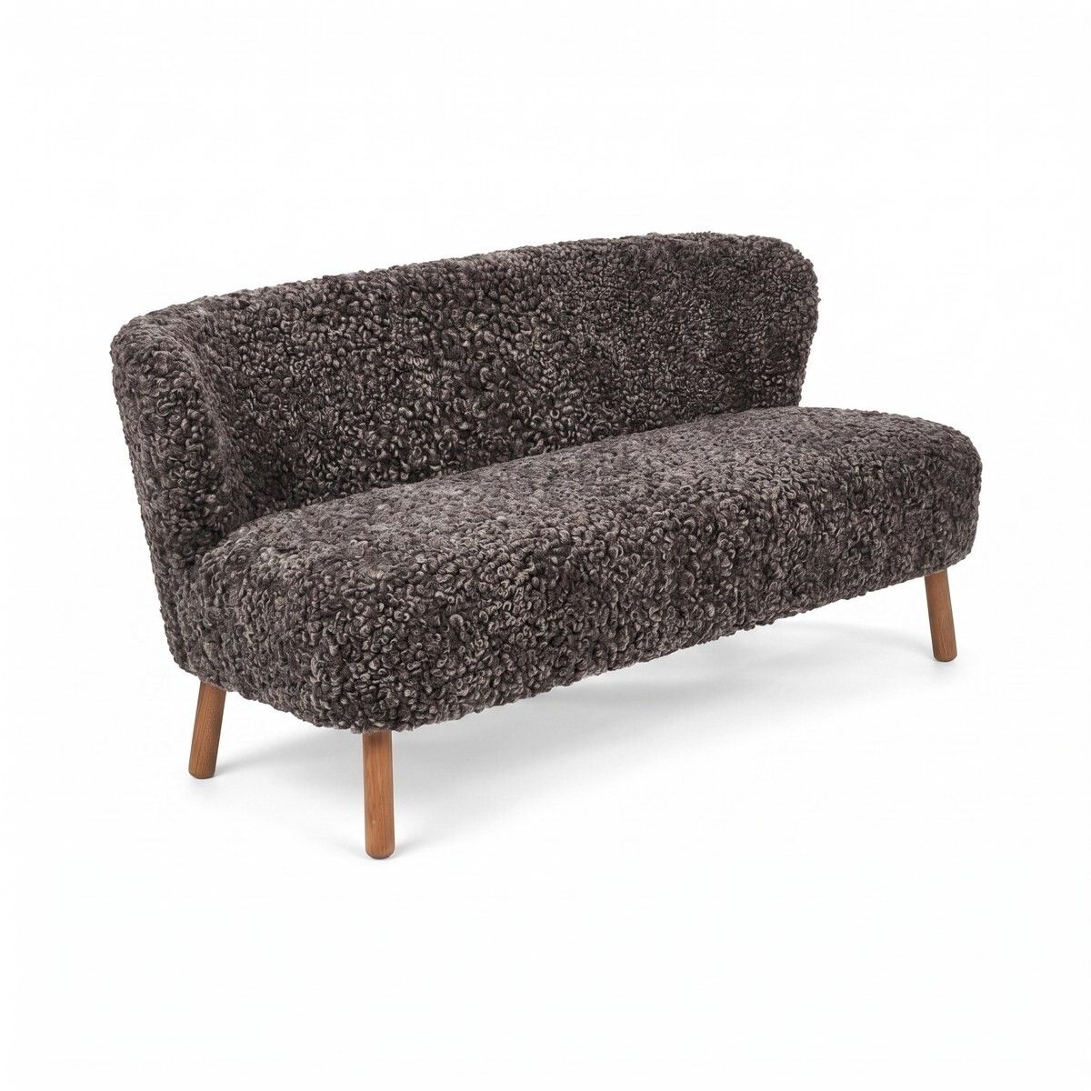 Emanuel Sofa | Zweisitzer | Design Möbel Cappuccino