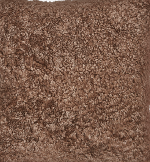 Shell Lammfell Designerteppich | Kurzhaar | Neuseeland | 210x150 cm Taupe