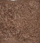 Lammfellhocker Benjamin | Kurzhaar | 46x46x47 cm Taupe