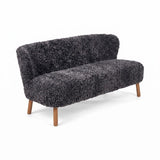 Emanuel Sofa | Zweisitzer | Design Möbel Anthrazit
