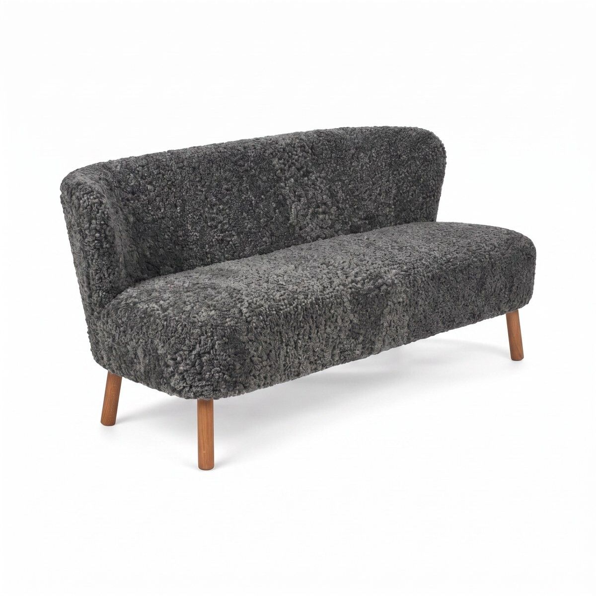 Emanuel Sofa | Zweisitzer | Design Möbel Grafit