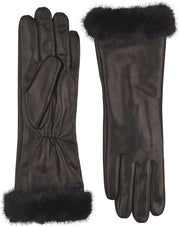 Kimberly | Lederhandschuhe | Nerzpelz | Damenhandschuhe Modeaccessoire | Sheepskinhouse.ch
