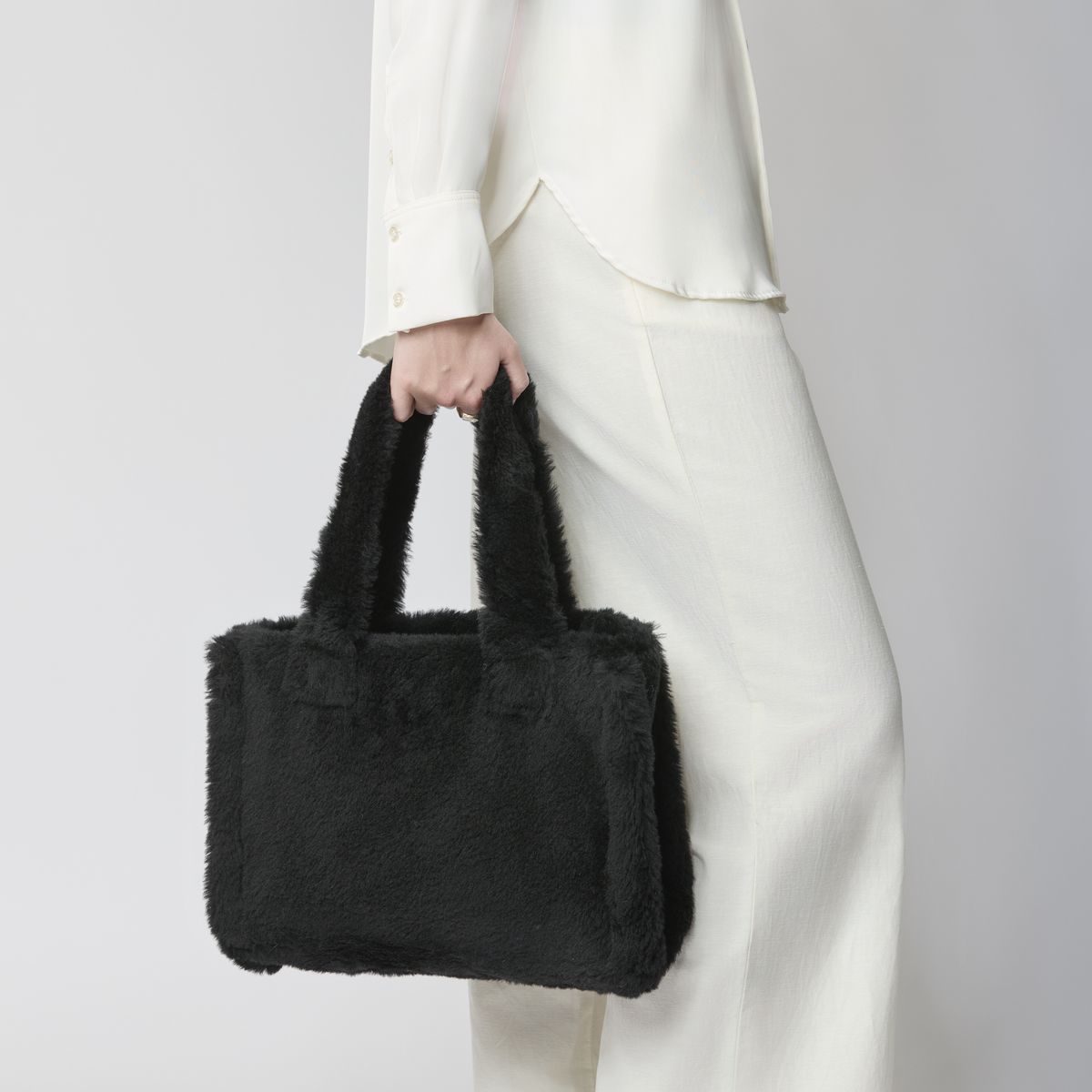 Mini Glory Shopper | Neuseeland | Lammwolle Lederbraun