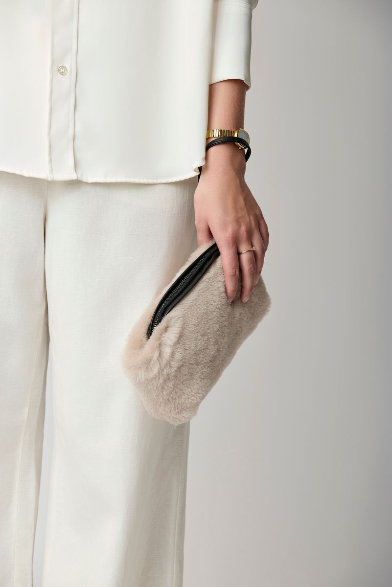 Nelly Clutch | Neuseeland | Lammwolle Beige