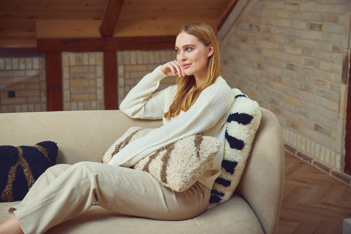 PATTERN COLLECTION | Fellkissen | Kurzhaar | Neuseeland | 60x60 cm Fellkissen | Sheepskinhouse.ch